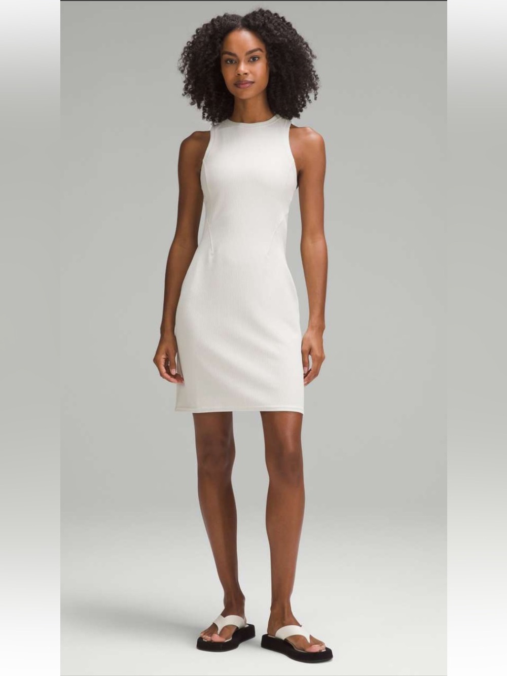 Lululemon Ribbed Softstreme Slim-Fit Tank Top Dress size 4